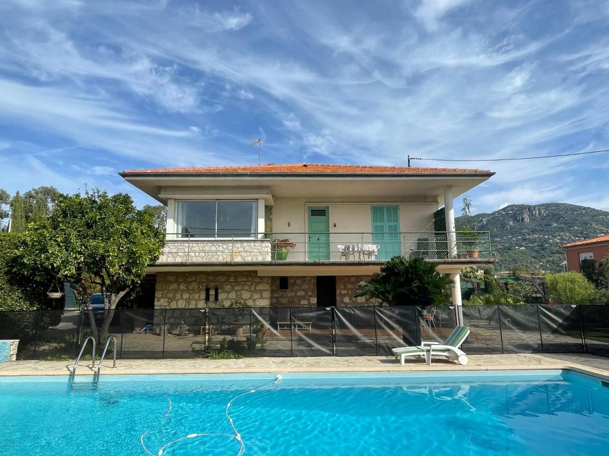 קארוס Bas De Villa Avec Acces Piscine Pres De Nice Cannes Monaco מראה חיצוני תמונה